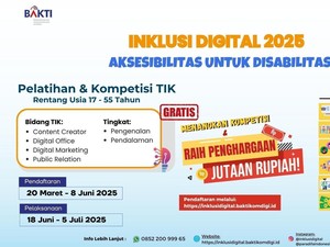 BAKTI Komdigi Gelar Pelatihan & Kompetisi TIK bagi Penyandang Disabilitas