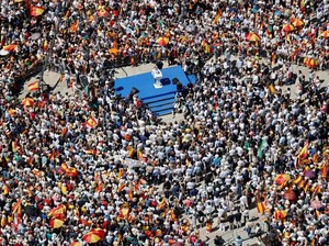 Puluhan Ribu Orang Demo Tuntut PM Spanyol Mundur Buntut Skandal Korupsi
