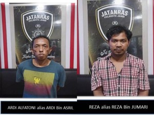 Komplotan Pencuri Komponen Tower Telekomunikasi di Jambi Diringkus