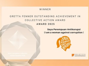 Organisasi SPAK Raih International Anti-Corruption Collective Action Awards