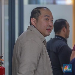 Penampakan Bos Sritex Iwan Lukminto Jelang Diperiksa Kejagung