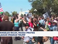 Video: Los Angeles Ricuh, Massa Protes Kebijakan Imigran Trump