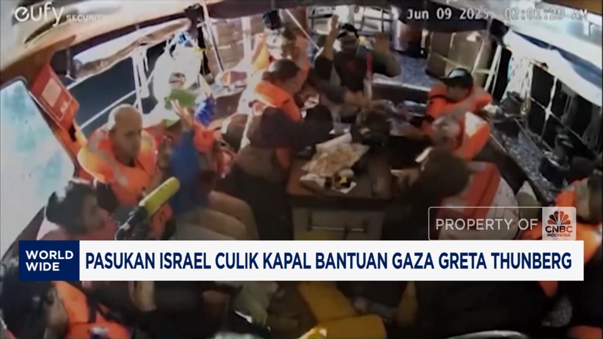 Video: Pasukan Israel Culik Kapal Bantuan Gaza Aktivis Greta Thunberg