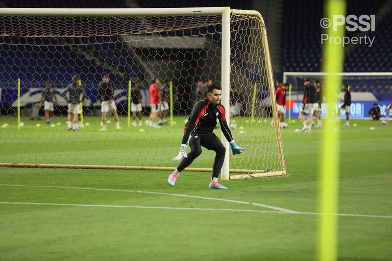 Timnas Indonesia menjalani sesi latihan terakhir jelang laga penutup Grup C babak ketiga Kualifikasi Piala Dunia 2026 melawan Jepang. Latihan digelar di Stadion Suita City, Selasa (10/6/2025), di bawah pengawasan langsung pelatih kepala Patrick Kluivert. Timnas Indonesia menjalani sesi latihan terakhir jelang laga penutup Grup C babak ketiga Kualifikasi Piala Dunia 2026 melawan Jepang. Latihan digelar di Stadion Suita City, Selasa (10/6/2025), di bawah pengawasan langsung pelatih kepala Patrick Kluivert. (Dok. PSSI)