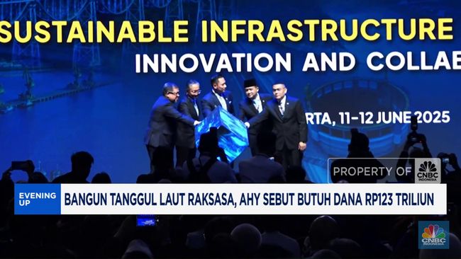 Video: Bangun Tanggul Laut Raksasa, AHY Butuh Dana Rp123 Triliun