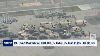 Video: Ratusan Marinir AS Tiba di Los Angeles Atas Perintah Trump