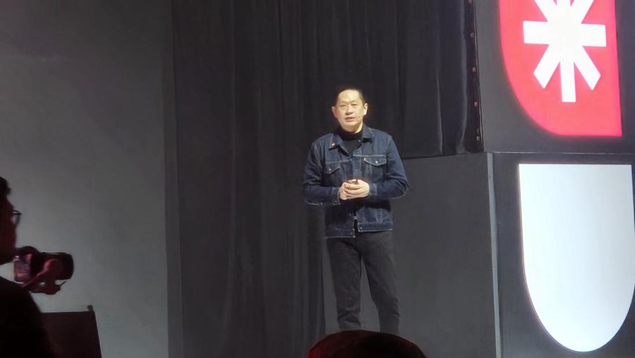 Country Director Fortinet Indonesia, Edwin Lim dalam gelaran Fortinet Accelerate Asia 2025 Indonesia Edition, Rabu (11/6/2025). (CNBC Indonesia/Intan)