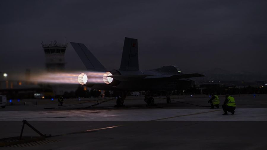 Jet tempur TAI TFX. (Dok. Turkish Aerospace Indonesia)
