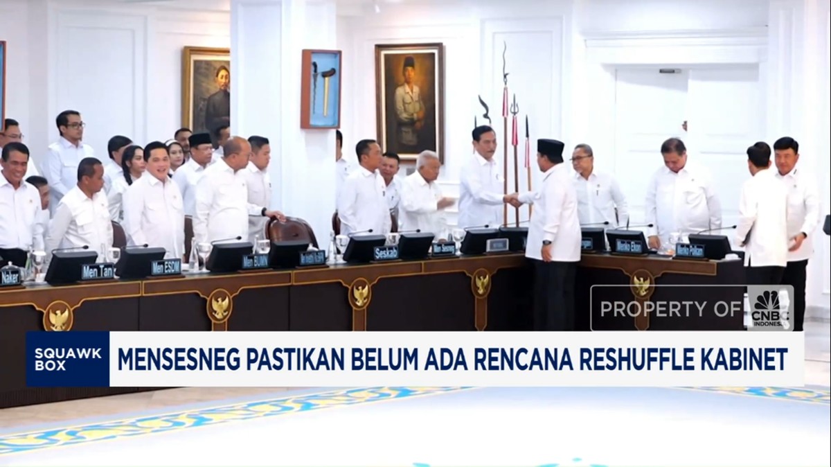 Video: Mensesneg: Belum Ada Rencana Reshuffle Kabinet Prabowo