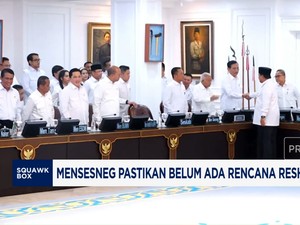 Video: Mensesneg: Belum Ada Rencana Reshuffle Kabinet Prabowo