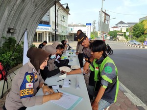 Sediakan Pemeriksaan Gratis Ojol, Polda Jateng Targetkan Layani 4.000 Driver