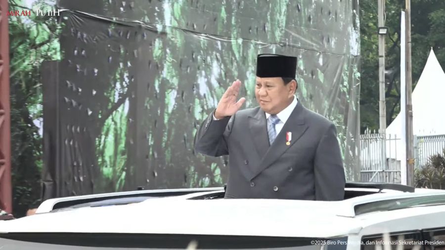 Presiden Prabowo Subianto dalam Indodefence Expo & Forum, Jakarta, Selasa (11/6/2025). (Tangkapan Layar Youtube Sekretariat Presiden)
