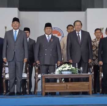 Momen Prabowo-SBY di Peresmian Kampus Bhinneka Tunggal Ika Unhan