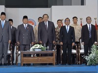 Momen Prabowo-SBY di Peresmian Kampus Bhinneka Tunggal Ika Unhan