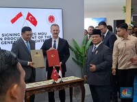 Prabowo Saksikan MoU Rp 33 T,  Termasuk Pengadaan Jet Tempur 'Siluman'