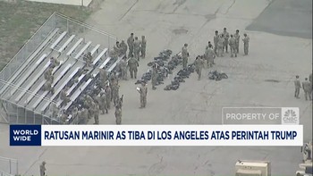 Video: Ratusan Marinir AS Tiba di Los Angeles Atas Perintah Trump