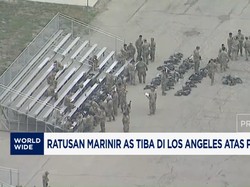 Video: Ratusan Marinir AS Tiba di Los Angeles Atas Perintah Trump