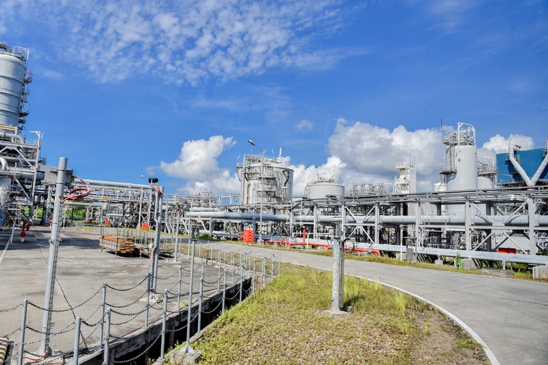 Suasana Kilang LNG Tangguh yang dioperasikan oleh BP Berau Ltd, di Teluk Bintuni, Papua Barat, Selasa (10/6/2025). Suasana Kilang LNG Tangguh yang dioperasikan oleh BP Berau Ltd, di Teluk Bintuni, Papua Barat, Selasa (10/6/2025). (Dok. Kementerian ESDM)
