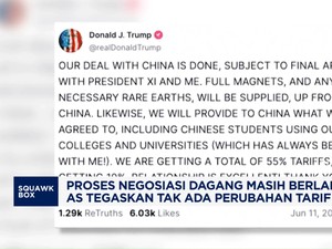 Video: AS Tegaskan Tak Ada Perubahan Tarif Impor Untuk China