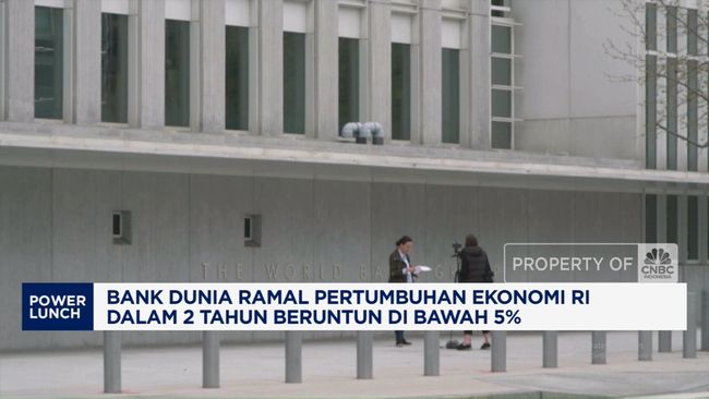 Video: Bank Dunia Ramal Ekonomi RI di Bawah 5% Dalam 2 Tahun Beruntun