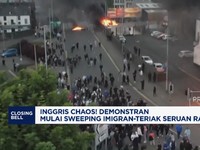 Video: Inggris Chaos! Demonstran Sweeping Imigran-Teriak Seruan Rasis