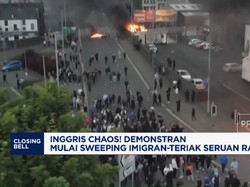 Video: Inggris Chaos! Demonstran Sweeping Imigran-Teriak Seruan Rasis