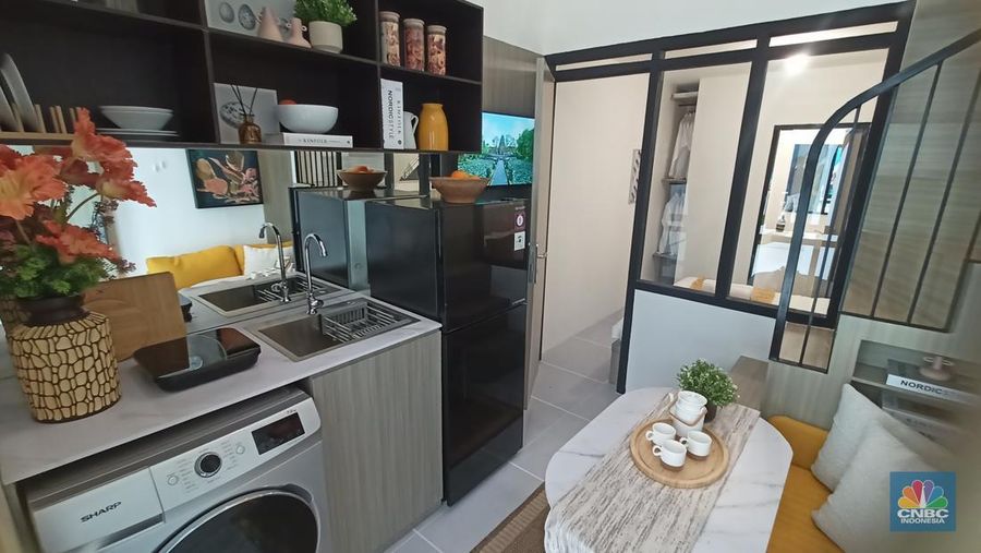 Contoh rumah.  (CNBC Indonesia/Ferry Sandi)