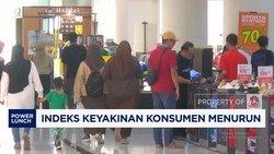  Indeks Keyakinan Konsumen RI Menurun, Ini Penyebabnya