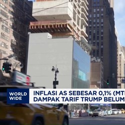 Video: Efek Tarif Trump Belum Terasa, IHK AS Capai 0,1% (mtm)