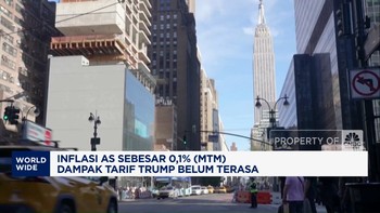 Video: Efek Tarif Trump Belum Terasa, IHK AS Capai 0,1% (mtm)