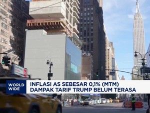 Video: Efek Tarif Trump Belum Terasa, IHK AS Capai 0,1% (mtm)