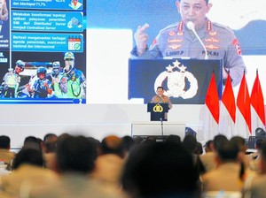 Buka Rakernis Fungsi Lantas, Kapolri Minta Jajaran Tingkatkan Pelayanan Masyarakat