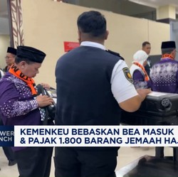 Video: Kemenkeu Bebaskan Bea Masuk & Pajak 1.800 Barang Jemaah Haji