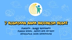 Lirik Lagu 7 Kebiasaan Anak Indonesia Hebat