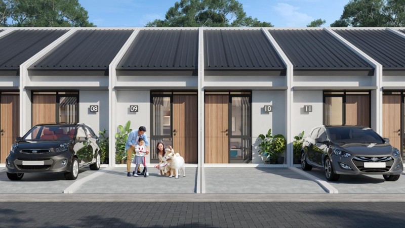Mockup rumah mungil berukuran 18m2 di wilayah perkotaan untuk menjadikan rumah ini masuk ke dalam skema rumah subsidi. (Dok. Istimewa)