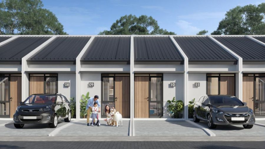 Mockup rumah mungil berukuran 18m2 di wilayah perkotaan untuk menjadikan rumah ini masuk ke dalam skema rumah subsidi. (Dok. Kementerian PKP)