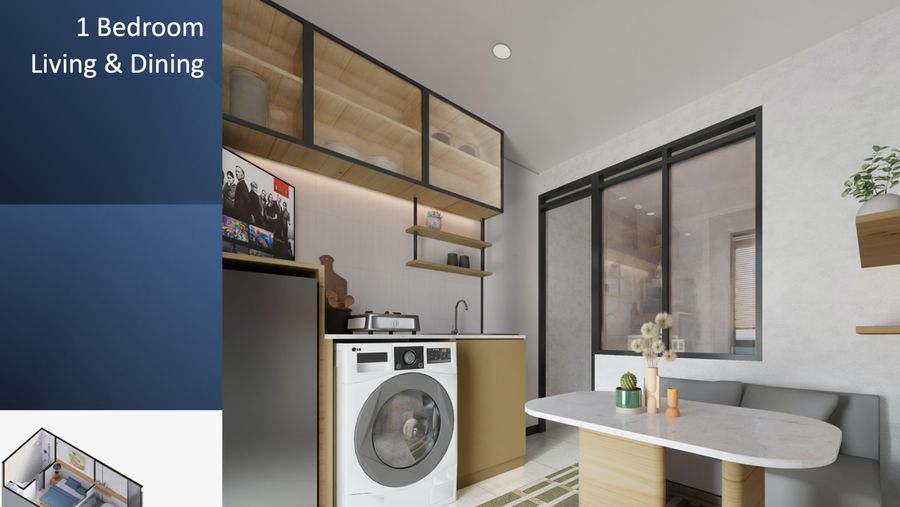 Mockup rumah mungil berukuran 18m2 di wilayah perkotaan untuk menjadikan rumah ini masuk ke dalam skema rumah subsidi. Mockup rumah mungil berukuran 18m2 di wilayah perkotaan untuk menjadikan rumah ini masuk ke dalam skema rumah subsidi. (Dok. Istimewa)