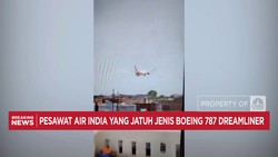 Video: Pesawat Air India Jatuh di Tengah Kota, Picu Ledakan Besar