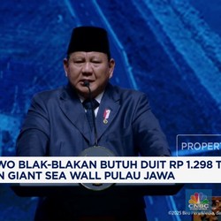 Video: Prabowo Akui Butuh Duit Rp 1.298 T Bangun Giant Sea Wall