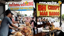 Viral Penjual Gorengan Bentuk Bra dan Celana Dalam, Diduga Buatan AI!