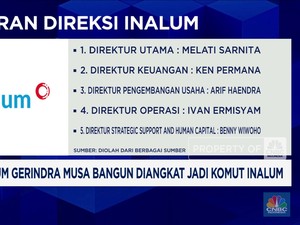 Video: Waketum Gerindra Musa Bangun Diangkat Jadi Komut Inalum