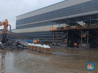 Area Tambang, Smelter Feronikel dan HPAL Harita Nikel di Obi, Halmahera Selatan, Jumat (13/6/2025). (CNBC Indonesia/Pratama Guitarra)