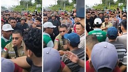 Bupati Muratara Tersulut Emosi Disoraki Saat Sedang Bicara dengan Pendemo