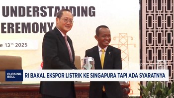Video: RI Bakal Ekspor Listrik ke Singapura Tapi Ada Syaratnya