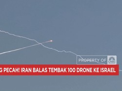 Video: Perang Pecah! Iran Balas Tembak 100 Drone ke Israel