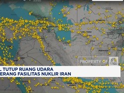 Video: Israel Tutup Ruang Udara Usai Serang Fasilitas Nuklir Iran