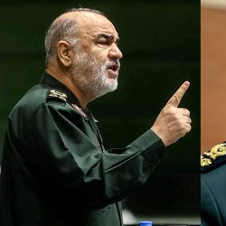 Israel Bunuh 2 Jenderal Tertinggi Iran Mohammad Bagheri-Hossein Salami