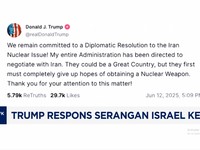 Video: Trump Respons Serangan Israel ke Iran