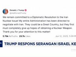 Video: Trump Respons Serangan Israel ke Iran