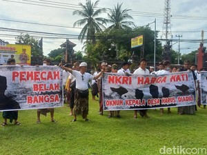 Ramai-ramai Kader Gerindra Bali Polisikan Perbekel Baturiti